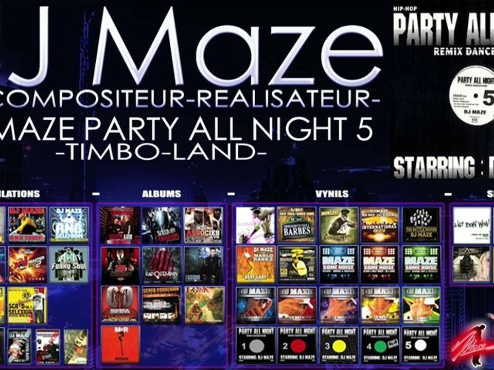 DJ MAZE Party all night 5: TIMBO-LAND (SIDE A)