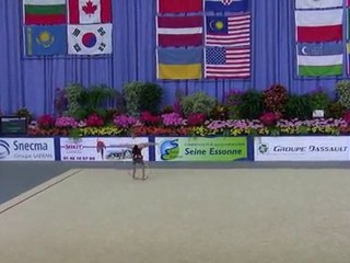 Yana LUKONINA Russie  Finale Cerceau Tournoi Corbeil 2010