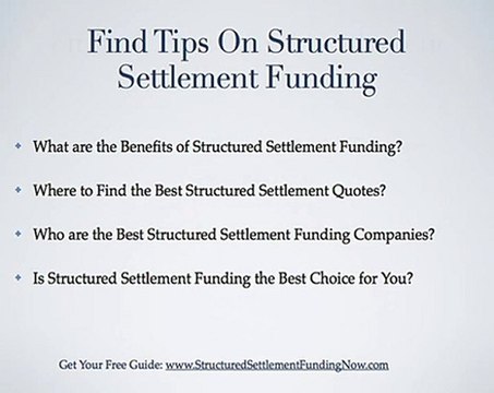 Structured Settlement Funding