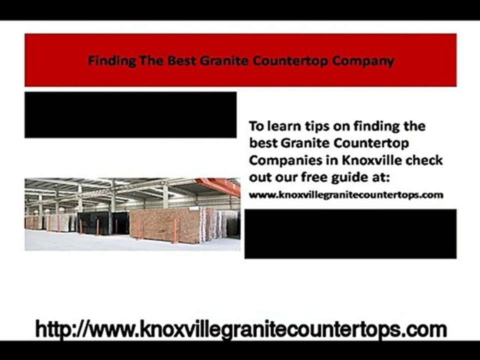 Knoxville Granite - Kitchen and Bathroom Countertops