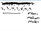 Pre-Algebra Mean Median Mode