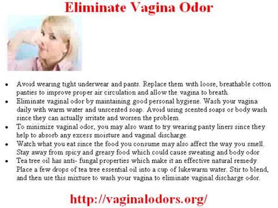 vaginal odors/vaginal discharge odor/Vaginal Odors