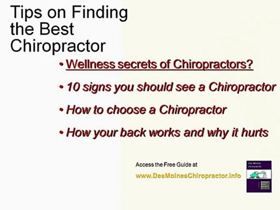 Des Moines chiropractors