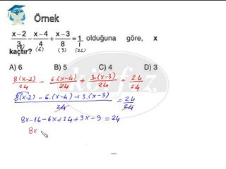 8.sınıf Matematik Denklemler