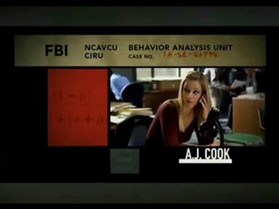 Générique Esprits Criminels Saison 5