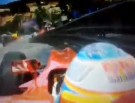 Alonso crash Monaco 2010 - Accidente Alonso Mónaco (FP3)