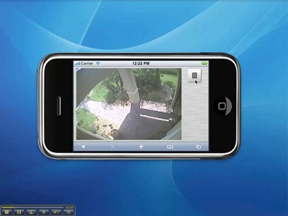 NUUO iPhone Surveillance Camera View