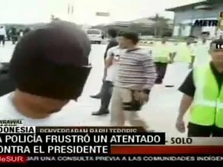 Policía Indonesia frustró atentado contra presidente