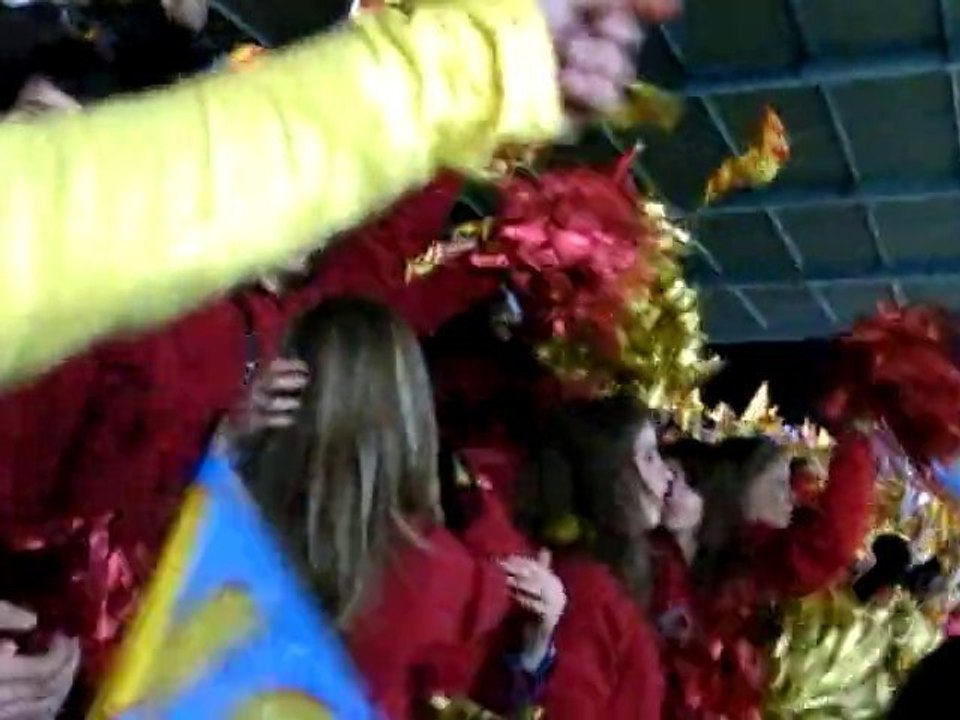 les flammes  USAP vs toulouse 2010 demi finale