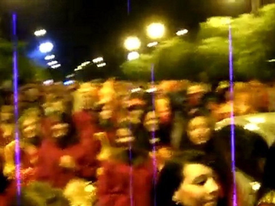 les flammes  USAP vs toulouse 2010 demi finale