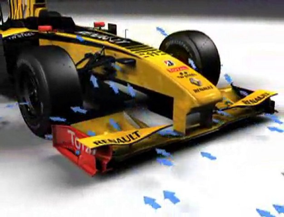 Renault F1 R30 aileron avant 3D