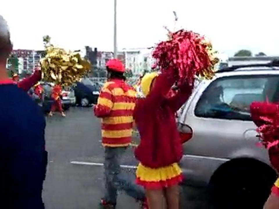 les flammes  USAP vs toulouse 2010 demi finale