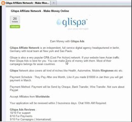 Glispa Ads - Make Money Online with glispa