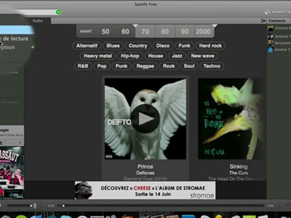 Utiliser Spotify et ces fonctions social