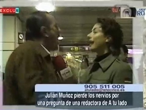 Enfrentamientos de Julián Muñoz contra la prensa