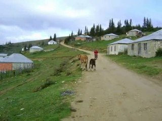 Doğankent Doymuşköyü yayla köy manzaraları