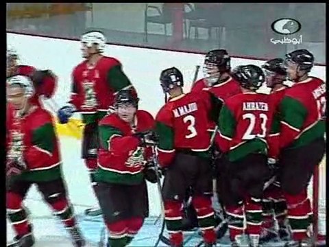 Algeria vs Morocco warm up Arab Cup ice hockey Algérie - Mar