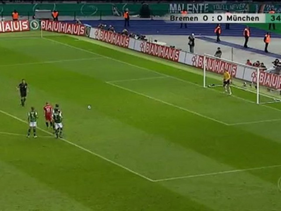 DFB Pokal Finale  Bayern 1 Bremen 0