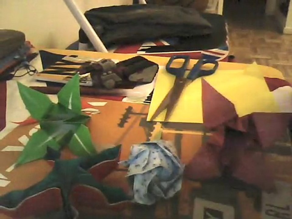 origami des fleur de chef