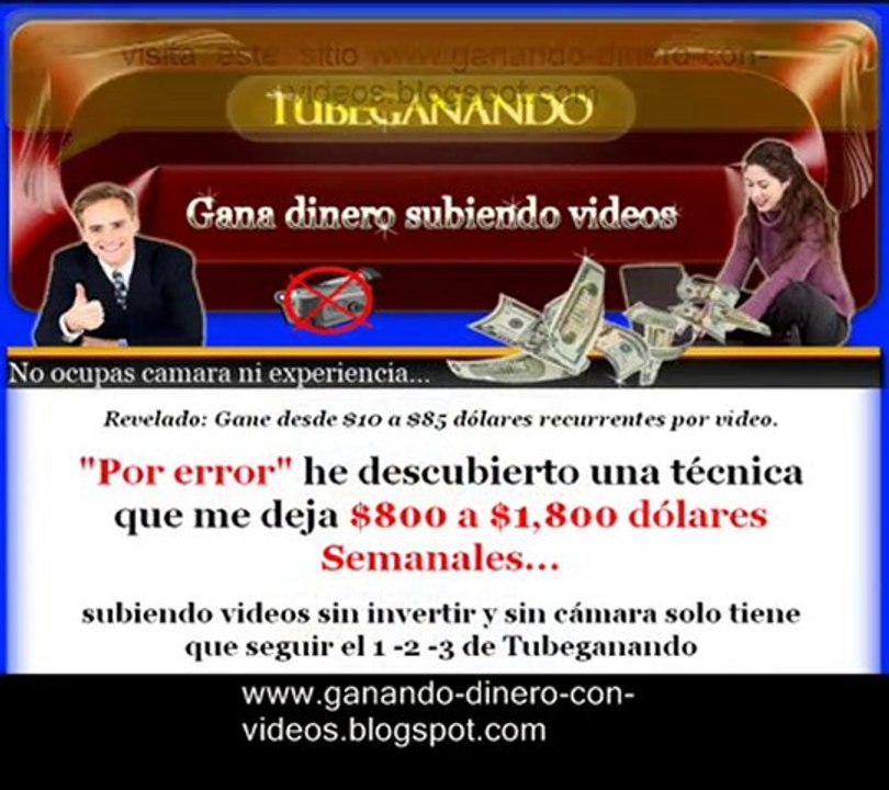 ganando dinero con  videos