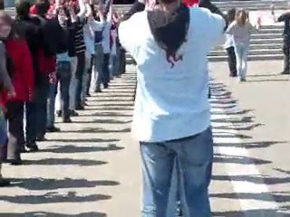 Flash mob Lourdes 2010