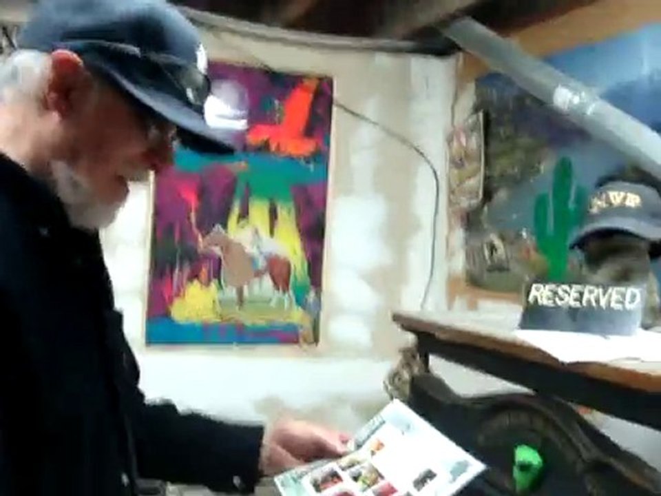 Rocola at work in the studio