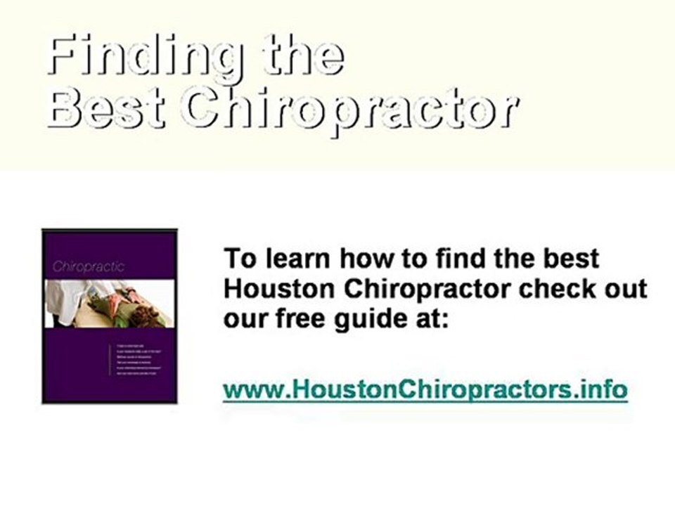 Houston chiropractors, best Houston chiropractor, chiroprac
