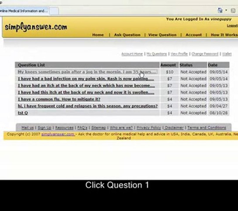 SimplyAnswer.com where youresolve your medical problems..