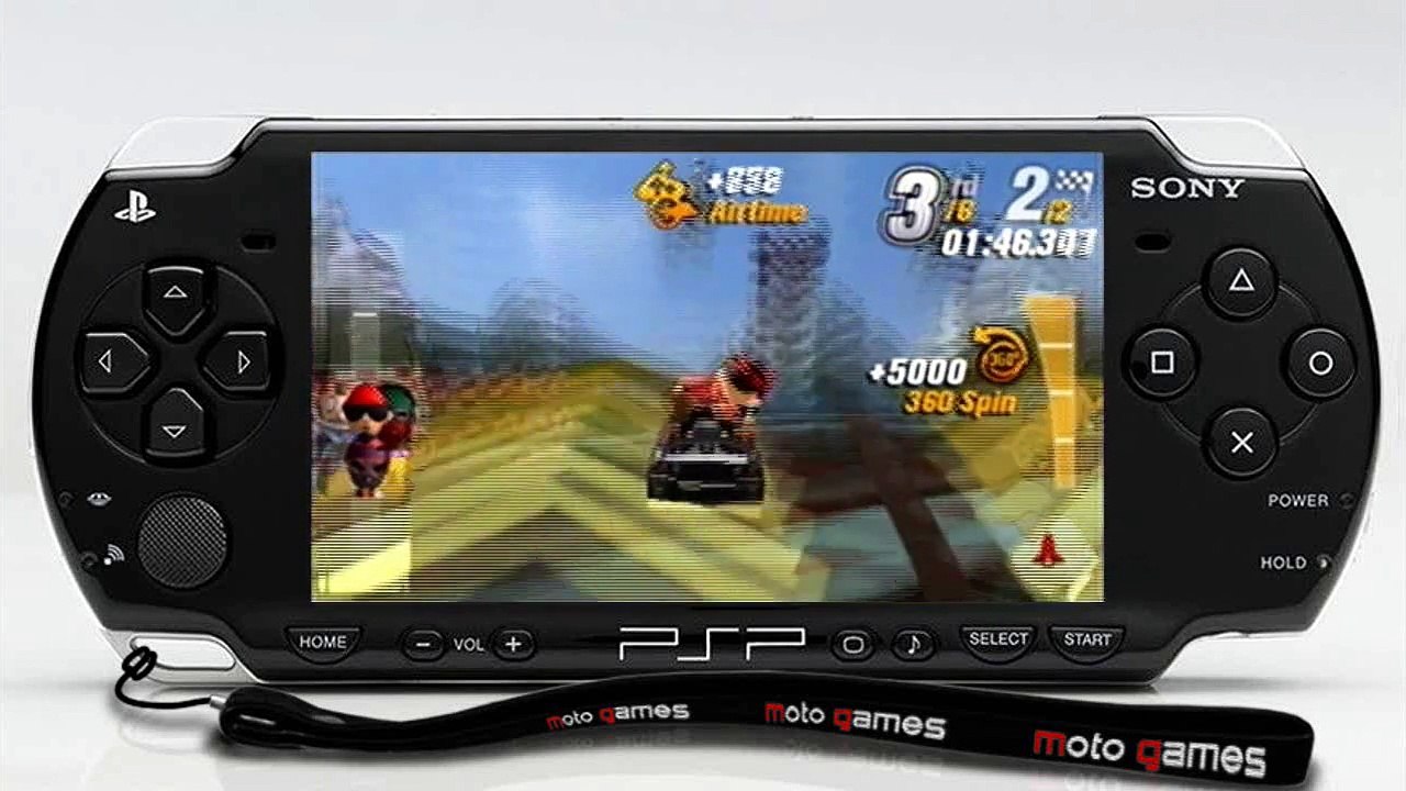 MotoGramy Odcinek 4 - Demo Test ModNation Racers PSP