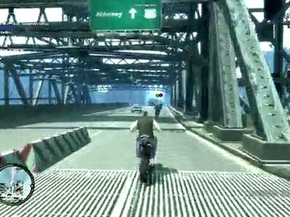 Ma première vidéo de gta iv : ballade en moto