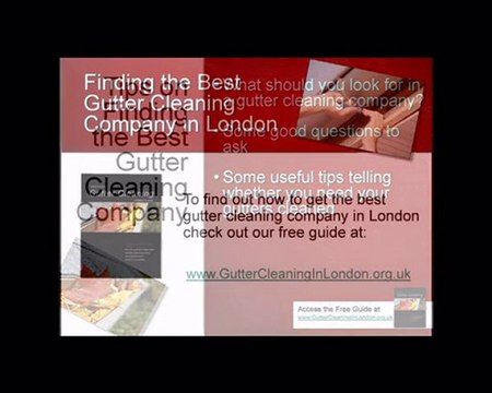 Gutter Cleaning in London