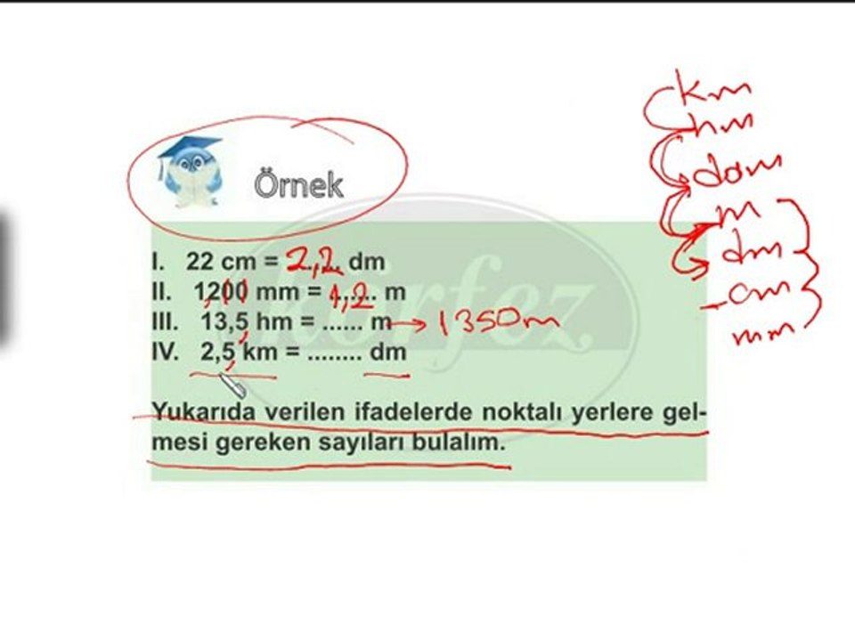 6.Sınıf Uzunlukları Ölçme Video Ders