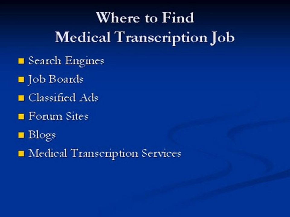 Medical Trancription Jobs and Rresources