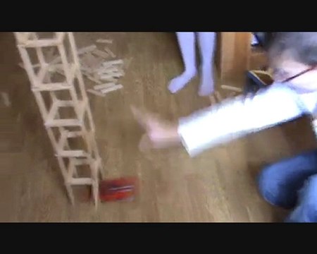 destructions de tours en kapla