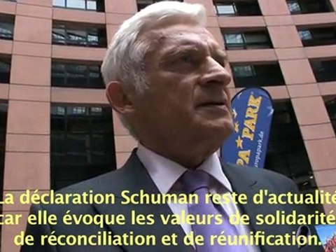Entretion avec Jerzy Buzek aux Portes ouvertes du Parlement