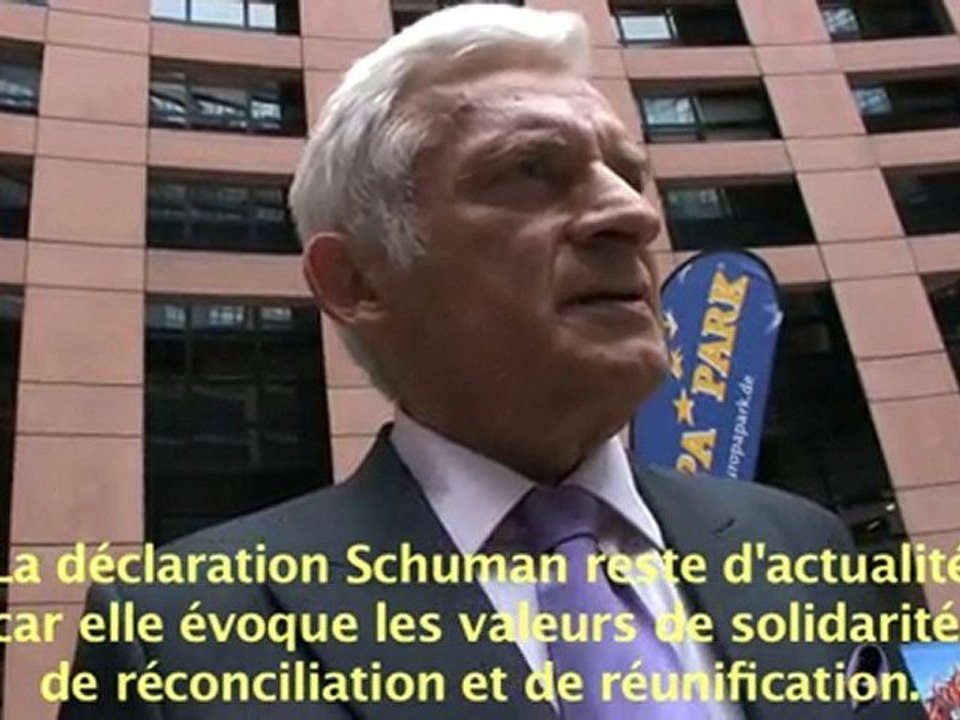 Entretion avec Jerzy Buzek aux Portes ouvertes du Parlement