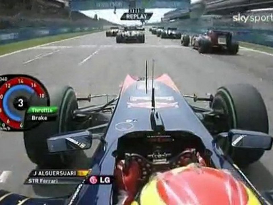 İspanya 2010 Algersuari'nin aracından start-trformula1.com