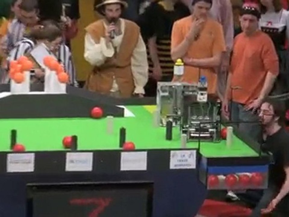 Eurobot 2010 finale France Microb / UART 3ème manche