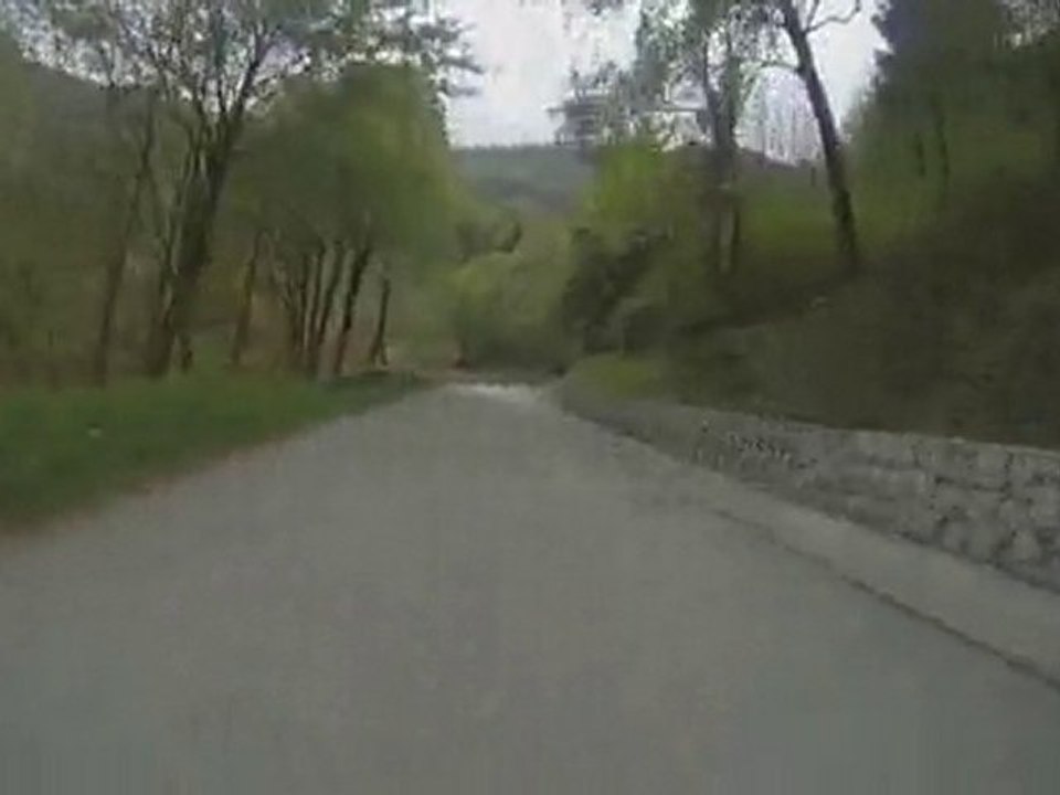 Montée du ballon d'Alsace solo en cbr