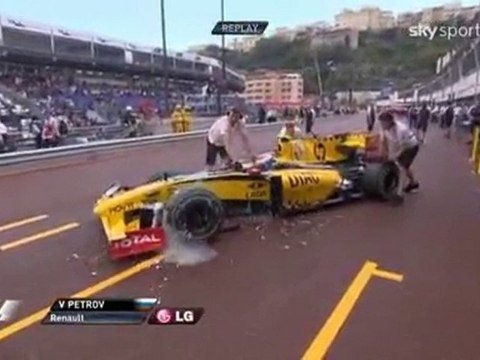 Monaco 2010 Petrov'un çok bunalmış olmalı-trformula1.com