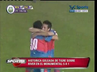 Resumen de River Plate 1 - Tigre 5 por Sportia