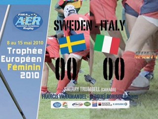 SWEDEN-ITALY RUGBY FÉMININ