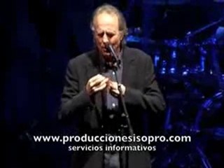 JM Serrat en Salamanca con poemas de Miguel Hernández.