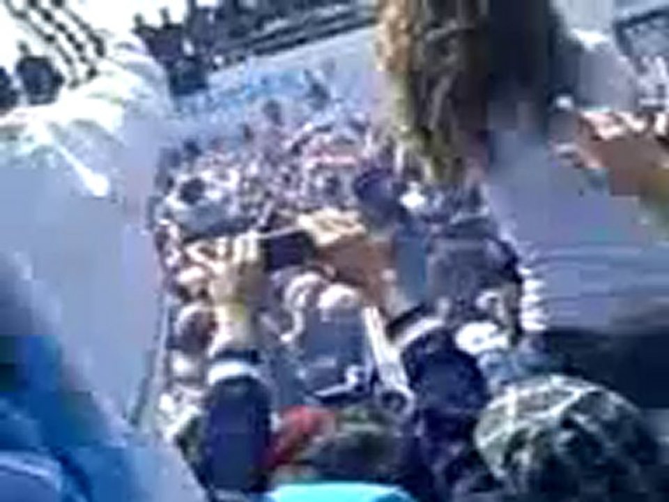 défilé joueurs om vieux port!