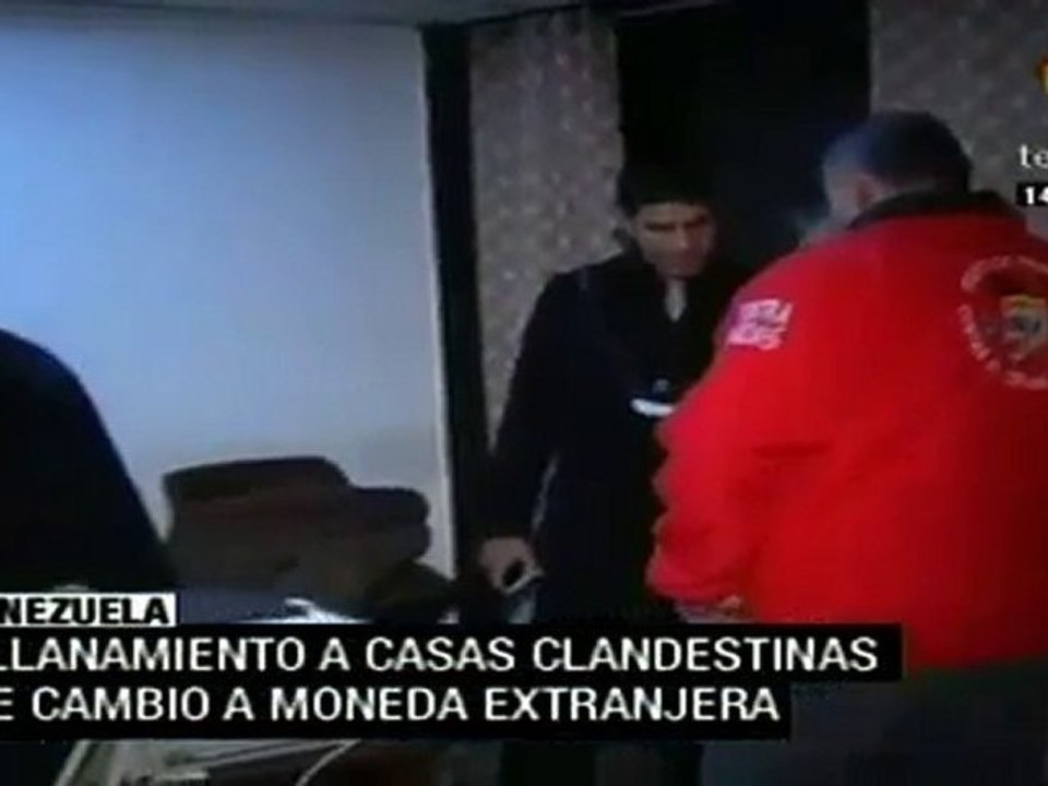Allanan en Venezuelas casas de cambio clandestinas