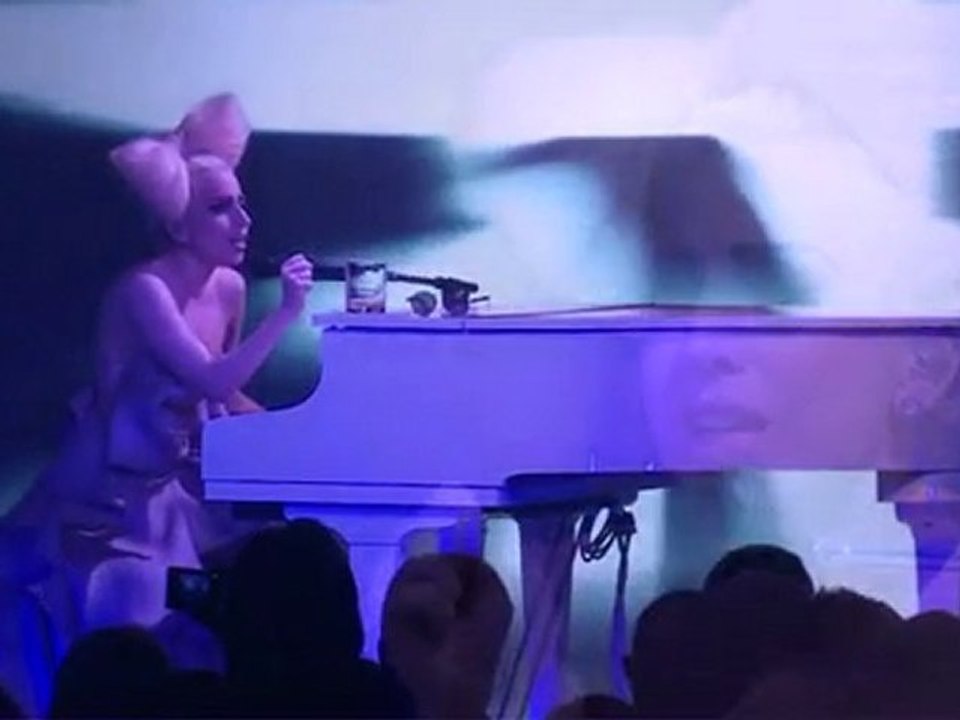 Lady Gaga Speechless Live at the VEVO Launch Event