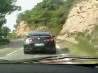 petite bourre en ardeche avec une R35 GTR