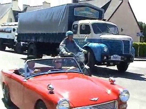 camions et utilitaires dans le tour de bretagne 2009, etape a Pont de buis