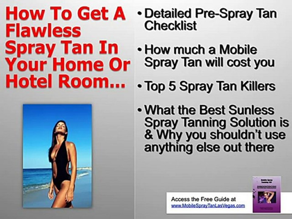Mobile Spray Tan Las Vegas - Guide - Bold Body Bronzing