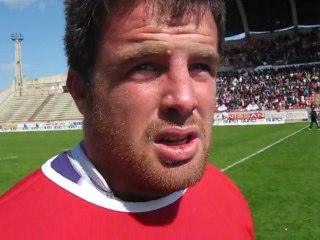 Rugby - Reaction d'Arnaud Deliege apres Beziers - USB